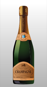 openclipart圖庫：Bottle of Champagne