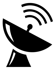 openclipart圖庫：Satellite Dish Icon