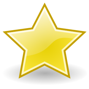 openclipart圖庫：emblem-star