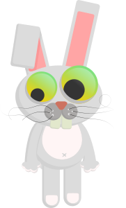 openclipart圖庫：Cartoon Rabbit