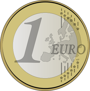 openclipart圖庫：1 euro