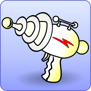 openclipart圖庫：minimalistic ray gun