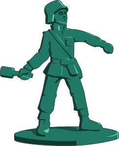openclipart圖庫：toy soldier