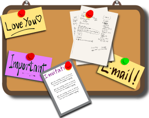 openclipart圖庫：Bulletin board
