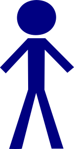 openclipart圖庫：Stick figure: male