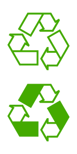 openclipart圖庫：recycle icons