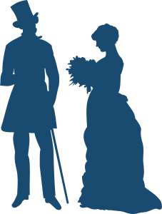 openclipart圖庫：Old-fashioned couple
