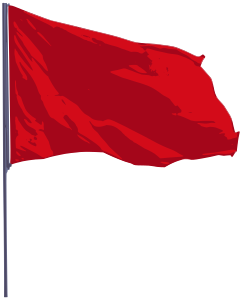 openclipart圖庫：red flag