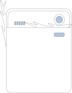 openclipart圖庫：Steaming dishwasher