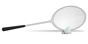 openclipart圖庫：Badminton