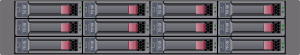 openclipart圖庫：SATA Disk Array