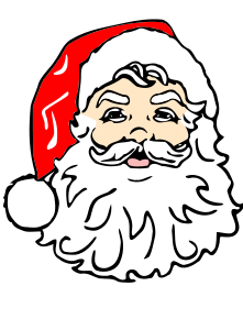 openclipart圖庫：Classic Santa