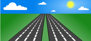 openclipart圖庫：Open road