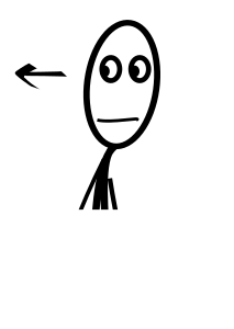 openclipart圖庫：AL-look-left