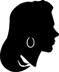 openclipart圖庫：Female Profile Silhouette