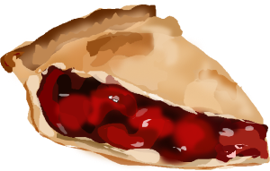 openclipart圖庫：Slice Of Cherry Pie