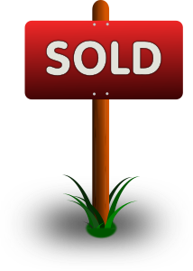 openclipart圖庫：Sold Sign