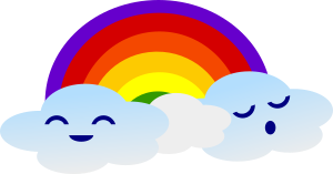 openclipart圖庫：Kawaii Rainbow