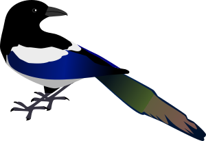 openclipart圖庫：Magpie