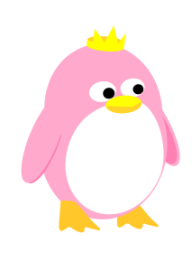 openclipart圖庫：Princess Penguin
