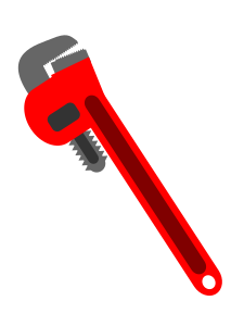 openclipart圖庫：Plumbers Wrench