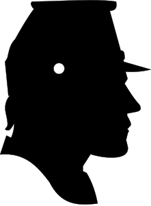 openclipart圖庫：US Civil War Soldier Silhouette