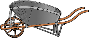 openclipart圖庫：Coal Barrow (color)