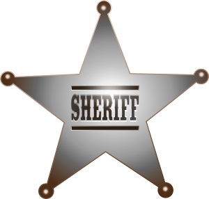openclipart圖庫：Sheriff Star