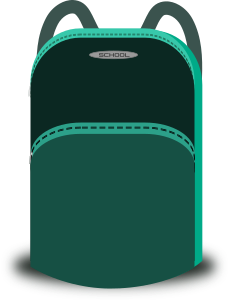 openclipart圖庫：School Bag