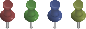 openclipart圖庫：Pushpins