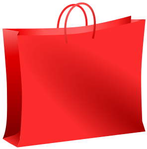 openclipart圖庫：Red bag