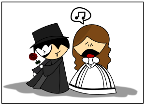 openclipart圖庫：The Phantom of The Opera