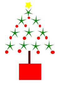 openclipart圖庫：Christmas Tree