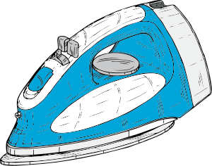 openclipart圖庫：clothes iron