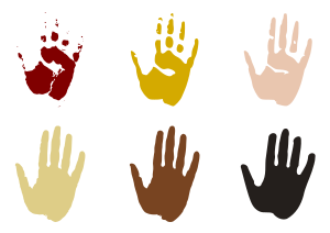 openclipart圖庫：Hand prints