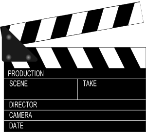 openclipart圖庫：Movie Clapperboard