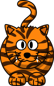 openclipart圖庫：Cartoon Tiger