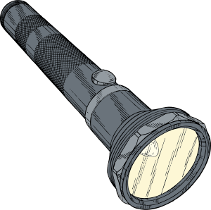 openclipart圖庫：flashlight