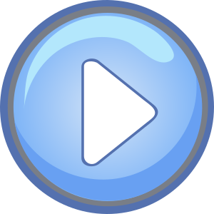 openclipart圖庫：Blue Play Button Pressed Down