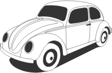 openclipart圖庫：VW Beetle Classic