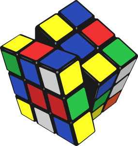 openclipart圖庫：cube of Rubik