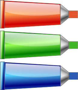 openclipart圖庫：color tubes