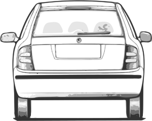 openclipart圖庫：fabia - back view