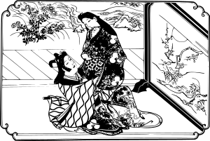 openclipart圖庫：Two Lovers Embracing