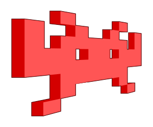 openclipart圖庫：space invader