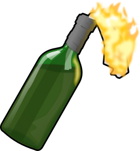 openclipart圖庫：molotov cocktail
