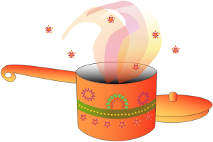 openclipart圖庫：casserole avec couvercle couleurs/pot with lid color