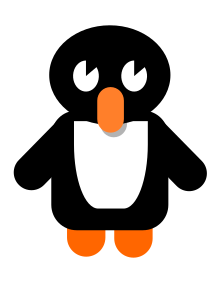 openclipart圖庫：penguin cartoon