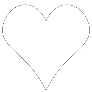 openclipart圖庫：Basic Starting Heart Symbol