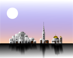 openclipart圖庫：Town two